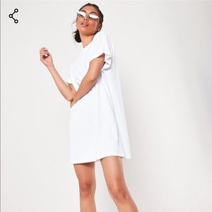White t-shirt dress
